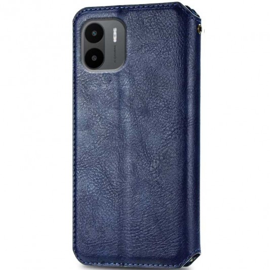 Шкіряний чохол-книжка GETMAN Cubic (PU) для Xiaomi Redmi A1 / A2 Синій - зображення 1 