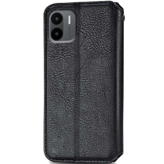 Шкіряний чохол-книжка GETMAN Cubic (PU) для Xiaomi Redmi A1 / A2 Чорний