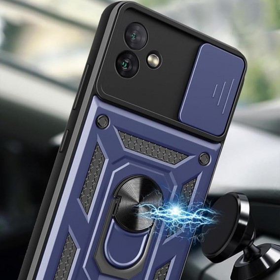 Ударостійкий чохол Camshield Serge Ring для Samsung Galaxy A04 Синій