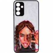 TPU+PC чохол Prisma Ladies для Samsung Galaxy A54 5G Chocolate