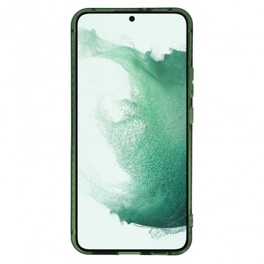 Чехол TPU Starfall Clear для Samsung Galaxy S23 Зеленый - изображение 3