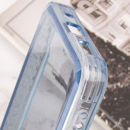 Чохол TPU Starfall Clear для Xiaomi Redmi 12C Блакитний - зображення 6 