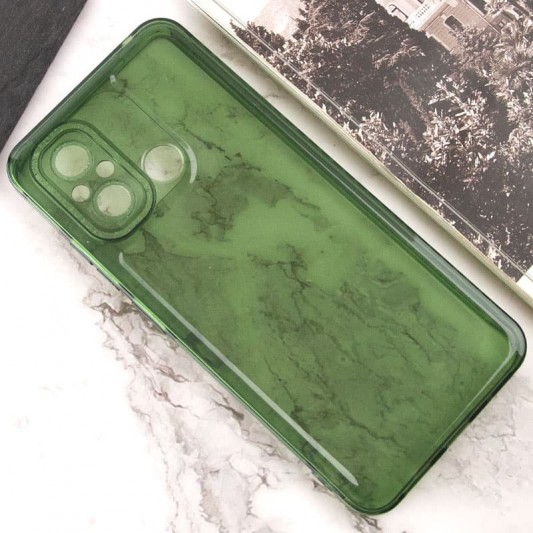 Чохол TPU Starfall Clear для Xiaomi Redmi 12C Зелений - зображення 2 