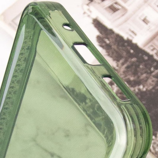 Чохол TPU Starfall Clear для Xiaomi Redmi 12C Зелений - зображення 5 