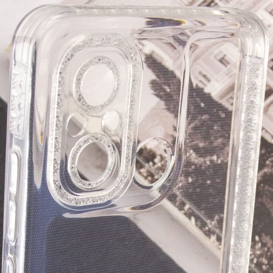 Чохол TPU Starfall Clear для Xiaomi Redmi 12C Прозорий - зображення 4 