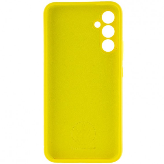 Чохол Silicone Cover Lakshmi Full Camera (AAA) для Samsung Galaxy A34 5G Жовтий / Yellow