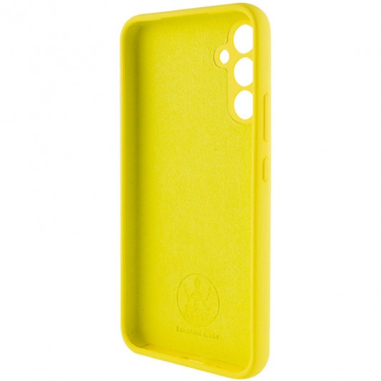Чохол Silicone Cover Lakshmi Full Camera (AAA) для Samsung Galaxy A34 5G Жовтий / Yellow - зображення 3 