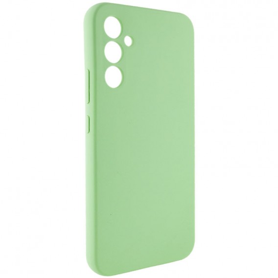 Чохол Silicone Cover Lakshmi Full Camera (AAA) для Samsung Galaxy A34 5G М'ятний / Mint