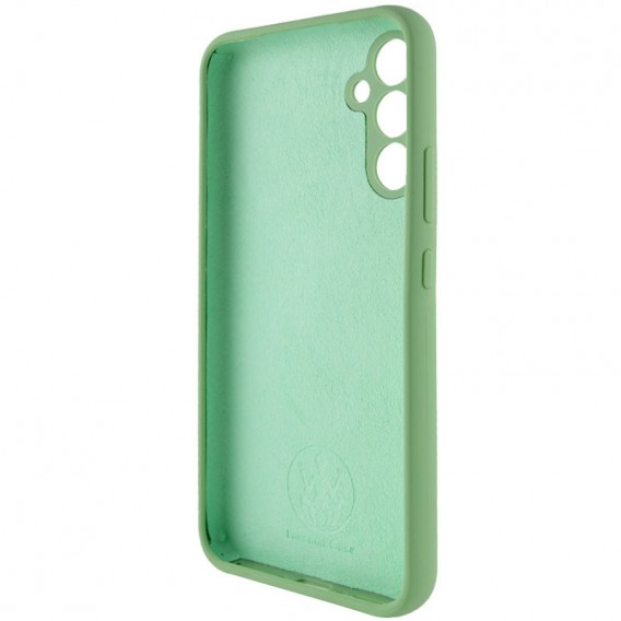 Чохол Silicone Cover Lakshmi Full Camera (AAA) для Samsung Galaxy A34 5G М'ятний / Mint
