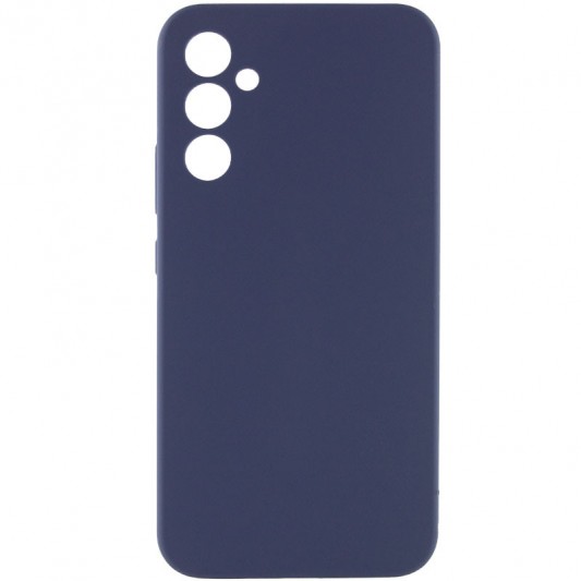Чехол Silicone Cover Lakshmi Full Camera (AAA) для Samsung Galaxy A34 5G Темно-синий / Midnight blue