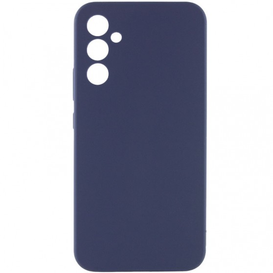 Чехол Silicone Cover Lakshmi Full Camera (AAA) для Samsung Galaxy A34 5G Темно-синий / Midnight blue