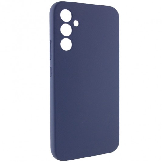 Чехол Silicone Cover Lakshmi Full Camera (AAA) для Samsung Galaxy A34 5G Темно-синий / Midnight blue - изображение 1