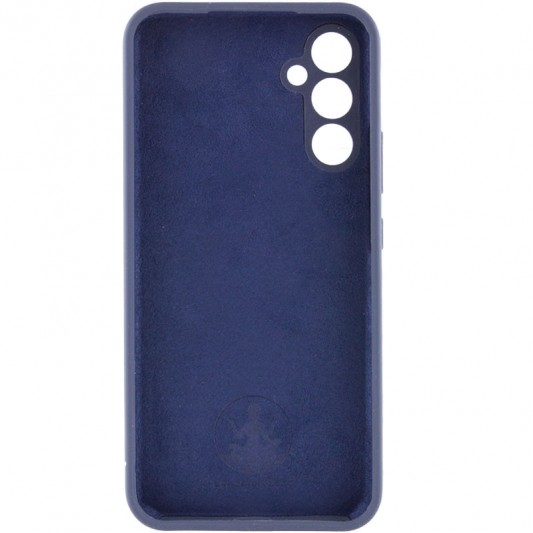 Чехол Silicone Cover Lakshmi Full Camera (AAA) для Samsung Galaxy A34 5G Темно-синий / Midnight blue - изображение 2