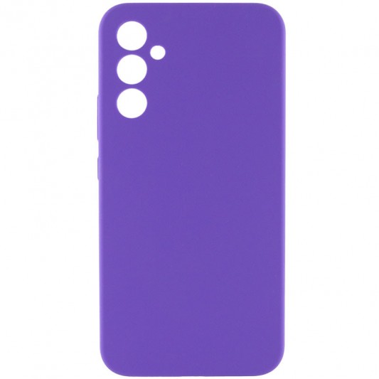 Чохол Silicone Cover Lakshmi Full Camera (AAA) для Samsung Galaxy A34 5G Фіолетовий / Amethyst