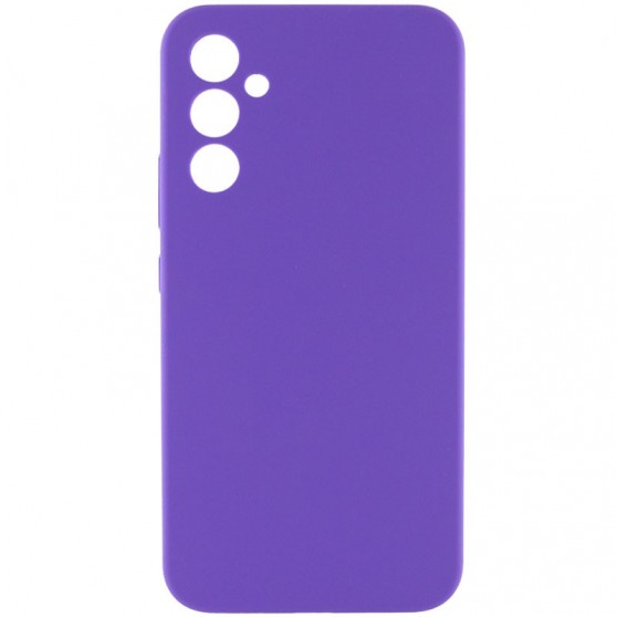 Чехол Silicone Cover Lakshmi Full Camera (AAA) для Samsung Galaxy A34 5G Фиолетовый / Amethyst