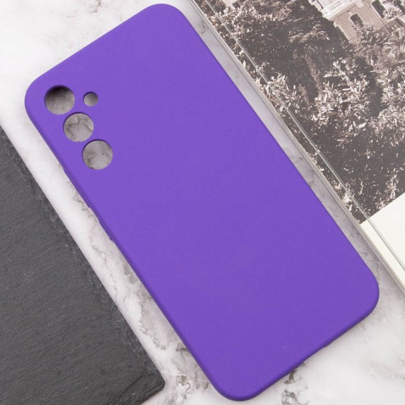 Чохол Silicone Cover Lakshmi Full Camera (AAA) для Samsung Galaxy A34 5G Фіолетовий / Amethyst
