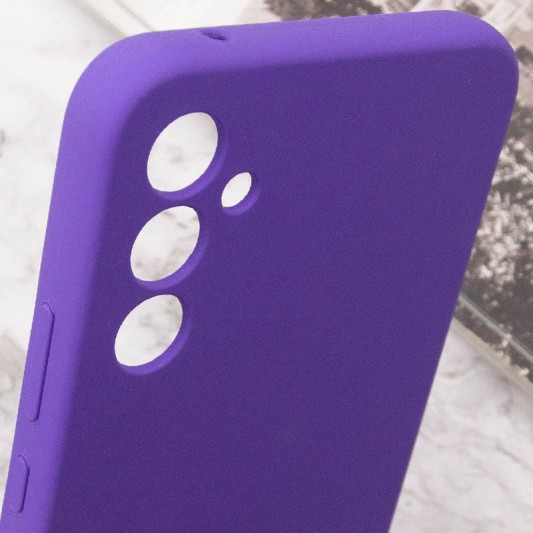 Чохол Silicone Cover Lakshmi Full Camera (AAA) для Samsung Galaxy A34 5G Фіолетовий / Amethyst - зображення 5 