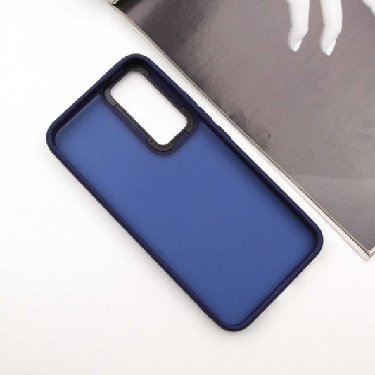 Чохол TPU+PC Lyon Frosted для Samsung Galaxy A54 5G Navy Blue - зображення 2 