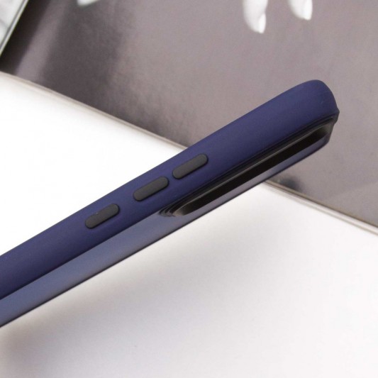 Чохол TPU+PC Lyon Frosted для Samsung Galaxy A54 5G Navy Blue - зображення 4 