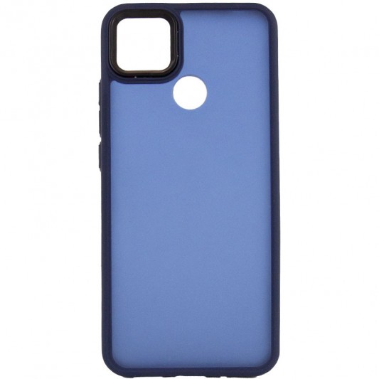 Чехол TPU+PC Lyon Frosted для Xiaomi Redmi 9C Navy Blue - изображение 1