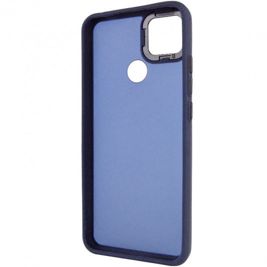 Чехол TPU+PC Lyon Frosted для Xiaomi Redmi 9C Navy Blue - изображение 2