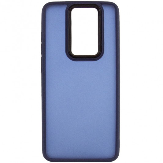 Чохол TPU+PC Lyon Frosted для Xiaomi Redmi Note 8 Pro Navy Blue - зображення 1 