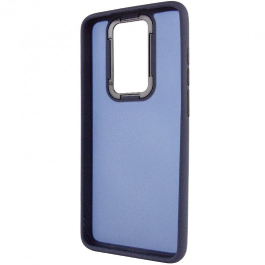 Чохол TPU+PC Lyon Frosted для Xiaomi Redmi Note 8 Pro Navy Blue - зображення 2 