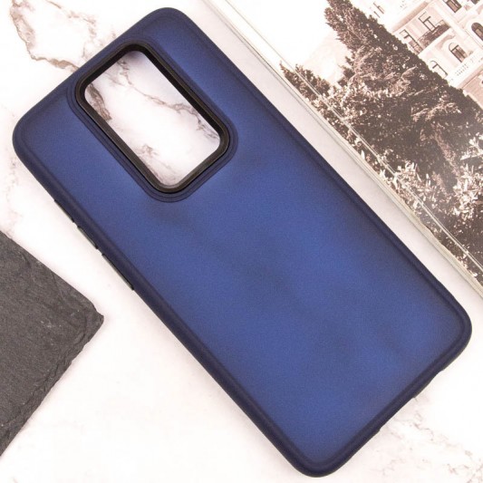 Чохол TPU+PC Lyon Frosted для Xiaomi Redmi Note 8 Pro Navy Blue - зображення 3 