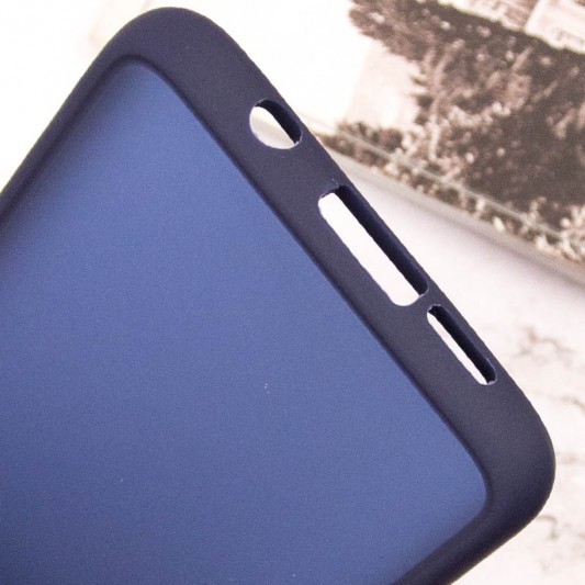 Чохол TPU+PC Lyon Frosted для Xiaomi Redmi Note 8 Pro Navy Blue - зображення 5 