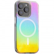 Чехол TPU Galaxy Sparkle (MagFit) для Apple iPhone 15 Pro Max (6.7") Chroma+Glitter