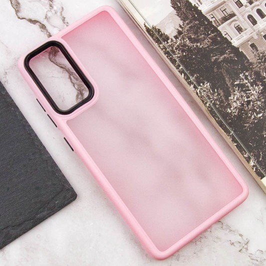 Чохол TPU+PC Lyon Frosted для Samsung Galaxy S23 FE Pink - зображення 3 