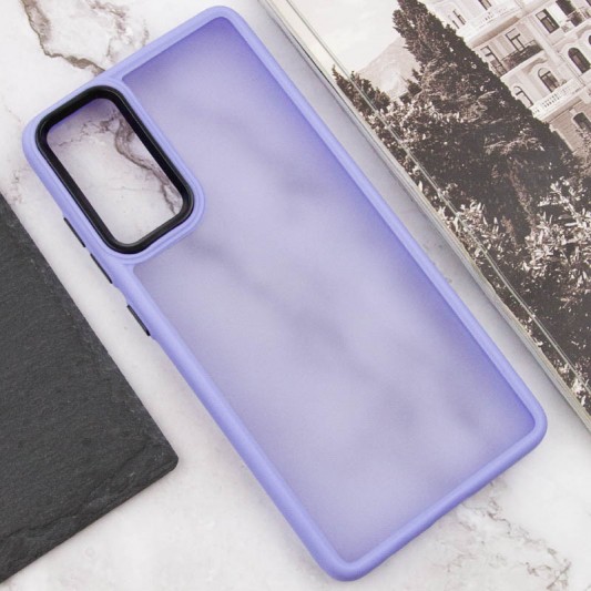 Чохол TPU+PC Lyon Frosted для Samsung Galaxy S23 FE Purple - зображення 3 