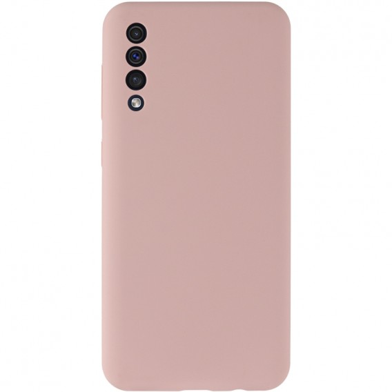 Чехол Silicone Cover Lakshmi Full Camera (AAA) для Samsung Galaxy A50 (A505F) / A50s / A30s Розовый / Pink Sand