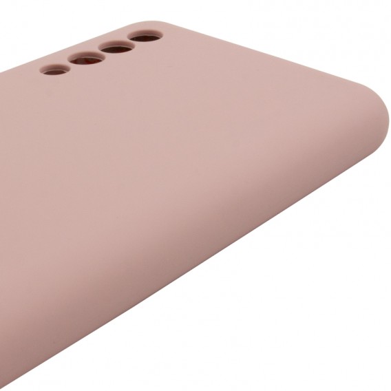 Чехол Silicone Cover Lakshmi Full Camera (AAA) для Samsung Galaxy A50 (A505F) / A50s / A30s Розовый / Pink Sand