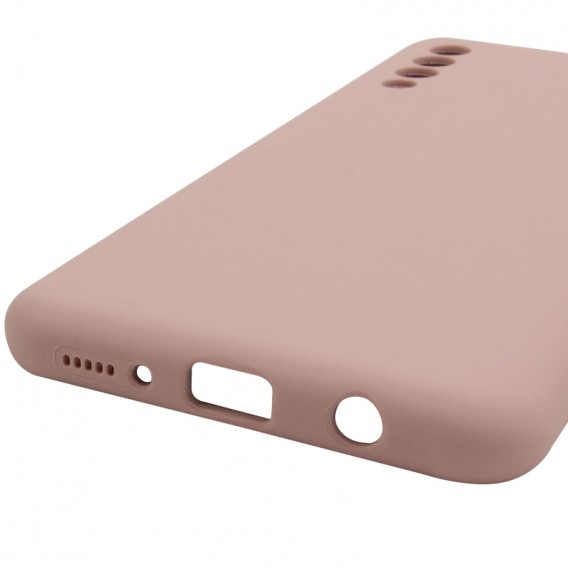 Чехол Silicone Cover Lakshmi Full Camera (AAA) для Samsung Galaxy A50 (A505F) / A50s / A30s Розовый / Pink Sand