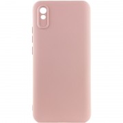 Чехол Silicone Cover Lakshmi Full Camera (AAA) для Xiaomi Redmi 9A Розовый / Pink Sand