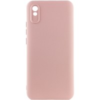 Чохол Silicone Cover Lakshmi Full Camera (AAA) для Xiaomi Redmi 9A Рожевий / Pink Sand