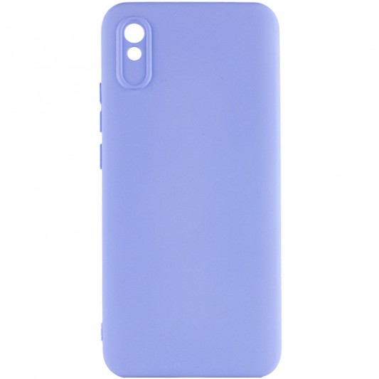 Чехол Silicone Cover Lakshmi Full Camera (AAA) для Xiaomi Redmi 9A Сиреневый / Dasheen