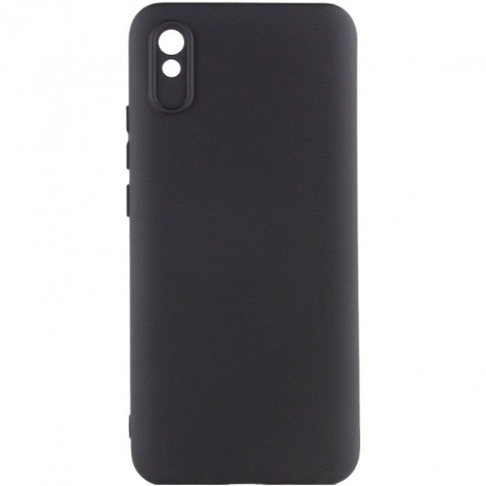 Чехол Silicone Cover Lakshmi Full Camera (AAA) для Xiaomi Redmi 9A Черный / Black