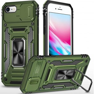 Ударостійкий чохол Camshield Army Ring для Apple iPhone 7 / 8 / SE (2020) (4.7") Оливковий / Army Green Ударостійкий чохол Camshield Army Ring для Apple iPhone 7 / 8 / SE (2020) (4.7") Оливковий / Army Green