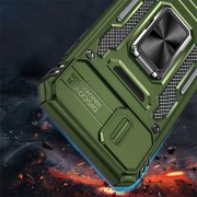 Ударопрочный чехол Camshield Army Ring для Apple iPhone 7 / 8 / SE (2020) (4.7") Оливковый / Army Green