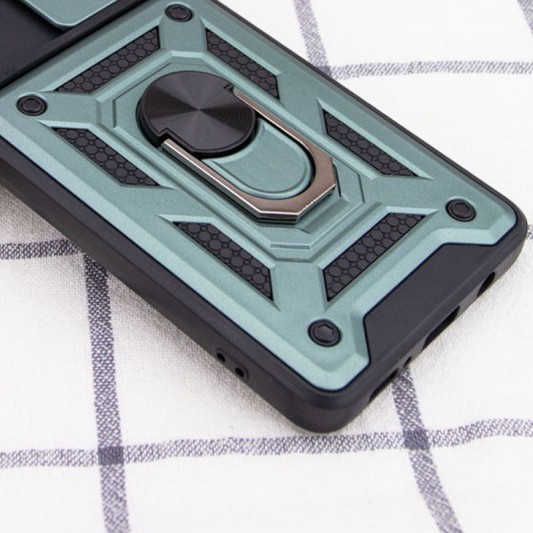 Ударостійкий чохол Camshield Serge Ring для Samsung Galaxy S23 FE Зелений - зображення 3 