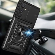 Ударостійкий чохол Camshield Serge Ring для Samsung Galaxy S23 FE Чорний