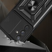 Ударостійкий чохол Camshield Serge Ring для Samsung Galaxy S23 FE Чорний