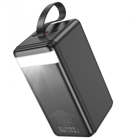 Портативное ЗУ Power Bank Hoco J123D Element 22.5W+PD20W 90000 mAh Black - изображение 6