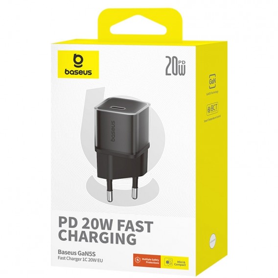 Блок питания Baseus GaN5S OS 20W (1USB-C) (P10162503) Cluster Black