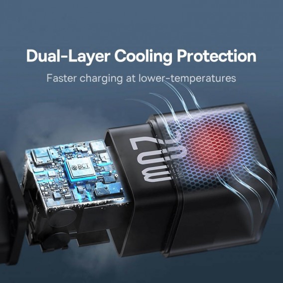 Блок питания Baseus GaN5S OS 20W (1USB-C) (P10162503) Cluster Black