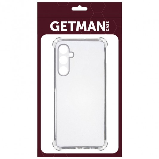 TPU чохол GETMAN Ease logo посилені кути Full Camera для Samsung Galaxy A54 5G Безбарвний (прозорий) - зображення 3 