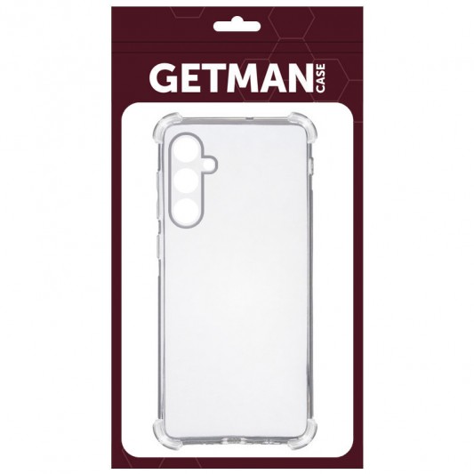 TPU чохол GETMAN Ease logo посилені кути Full Camera для Samsung Galaxy A54 5G Безбарвний (прозорий) - зображення 5 