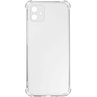 TPU чохол GETMAN Ease logo посилені кути Full Camera для Samsung Galaxy A04e Безбарвний (прозорий)
